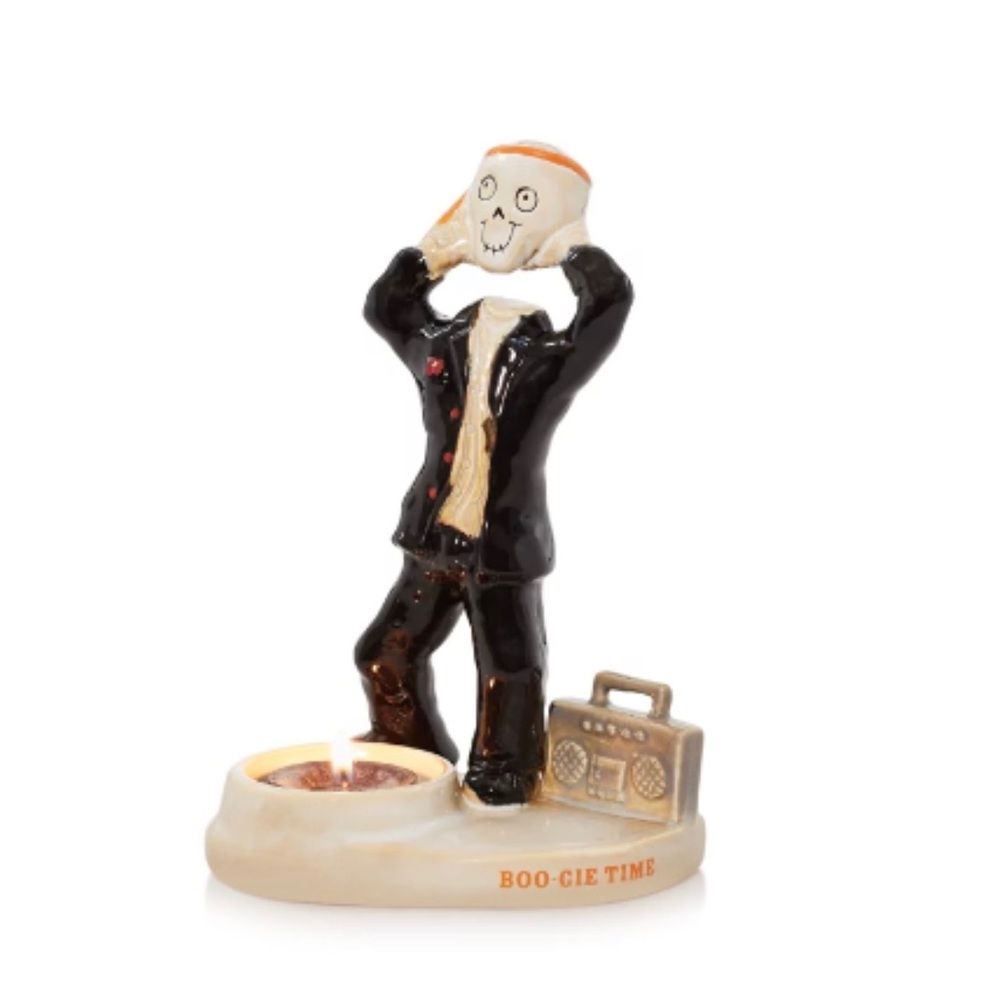 NIB Yankee Candle Boney Bunch Celebrations Boogie Tea Light Holder Halloween